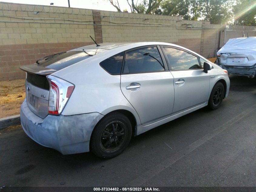 2015 TOYOTA PRIUS FOUR - JTDKN3DU6F0464296