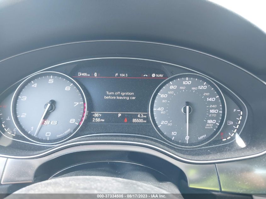 2013 AUDI S6 PRESTIGE - WAUF2AFC0DN084516