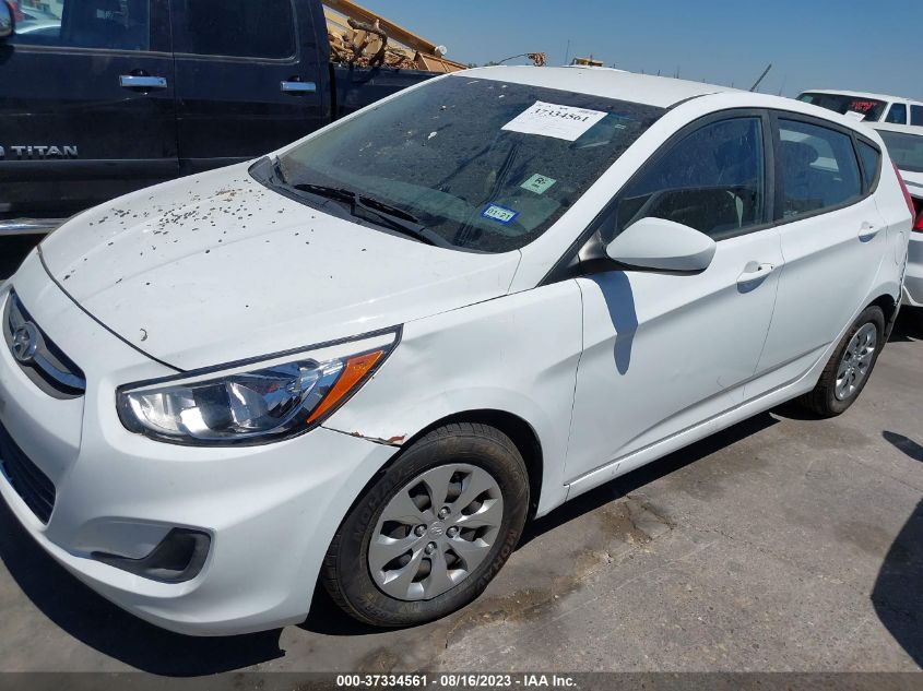 2017 HYUNDAI ACCENT SE - KMHCT5AE5HU315582