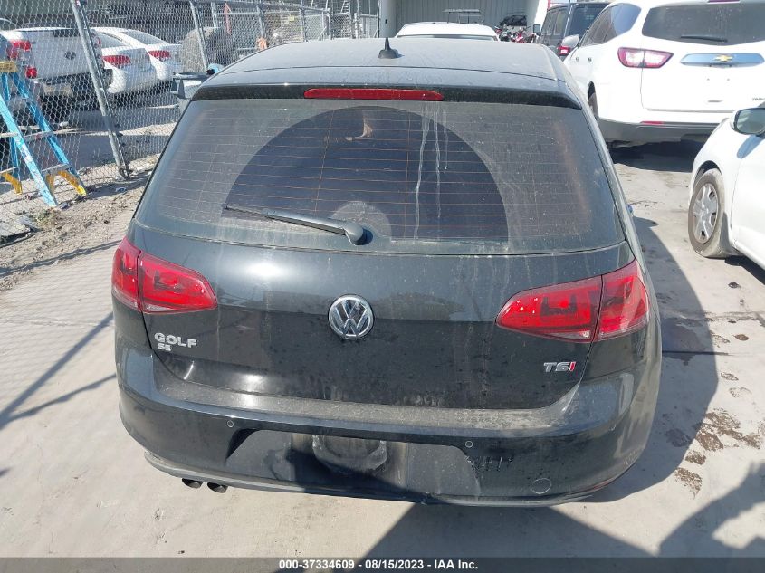 2016 VOLKSWAGEN GOLF S/SE/SEL - 3VW217AU6GM012898