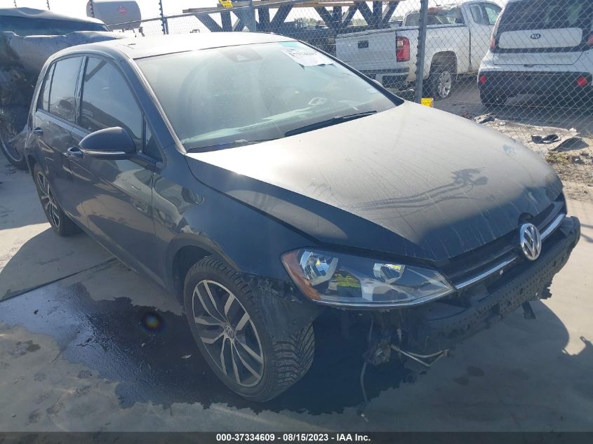 2016 VOLKSWAGEN GOLF S/SE/SEL - 3VW217AU6GM012898