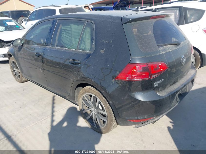2016 VOLKSWAGEN GOLF S/SE/SEL - 3VW217AU6GM012898