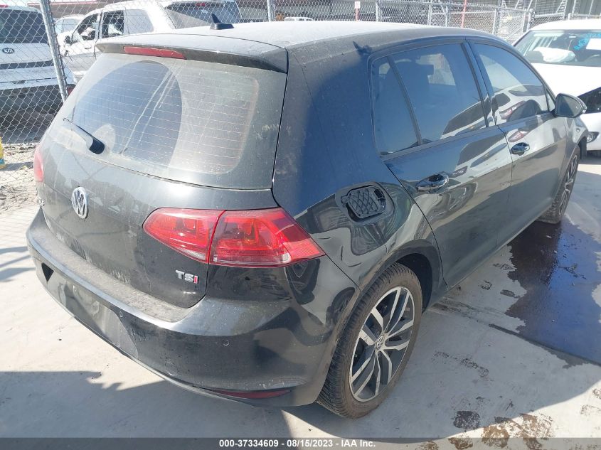 2016 VOLKSWAGEN GOLF S/SE/SEL - 3VW217AU6GM012898