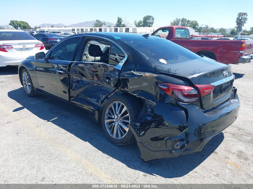 VIN JN1EV7AP0JM366677 2018 INFINITI Q50 3.0T LUXE
