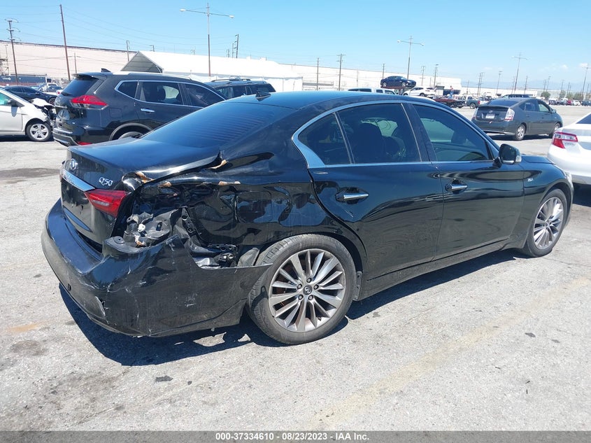 VIN JN1EV7AP0JM366677 2018 INFINITI Q50 3.0T LUXE