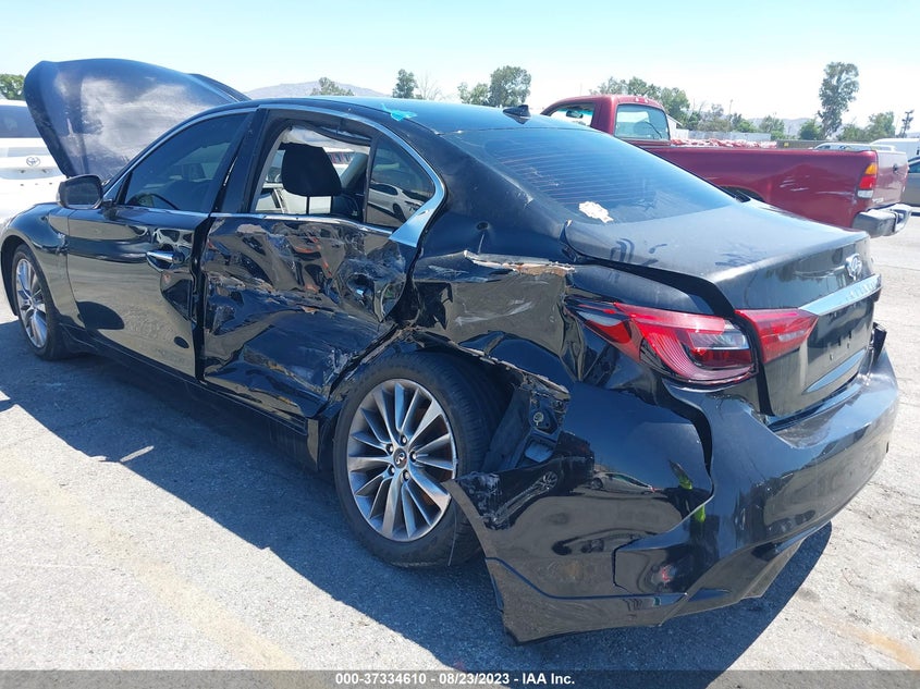 VIN JN1EV7AP0JM366677 2018 INFINITI Q50 3.0T LUXE