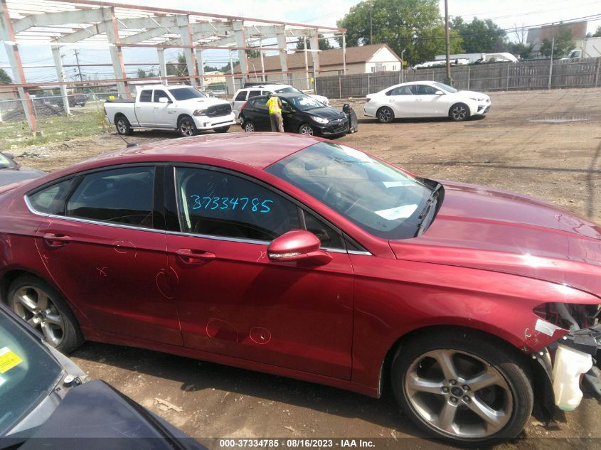 2016 FORD FUSION SE - 3FA6P0H7XGR160393