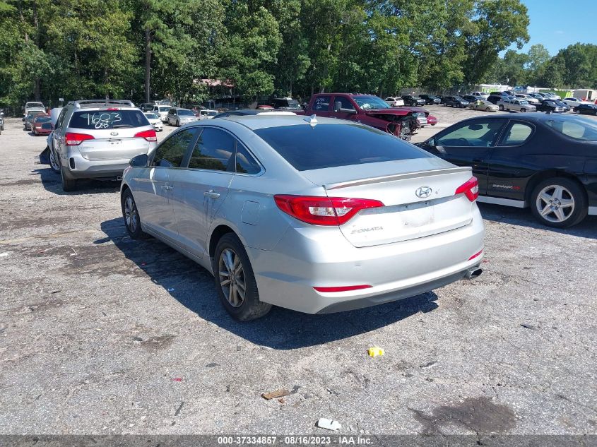 2015 HYUNDAI SONATA 2.4L SE - 5NPE24AF8FH028988