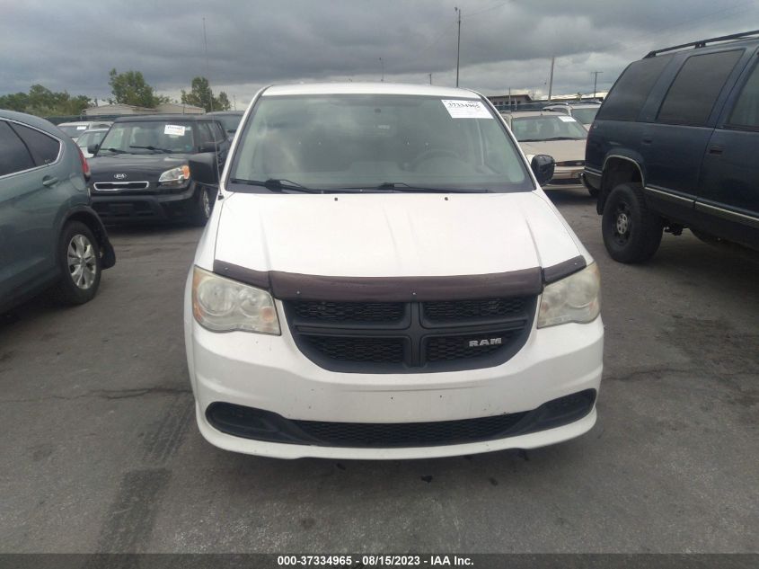2013 RAM CARGO VAN TRADESMAN 2C4JRGAG9DR518361