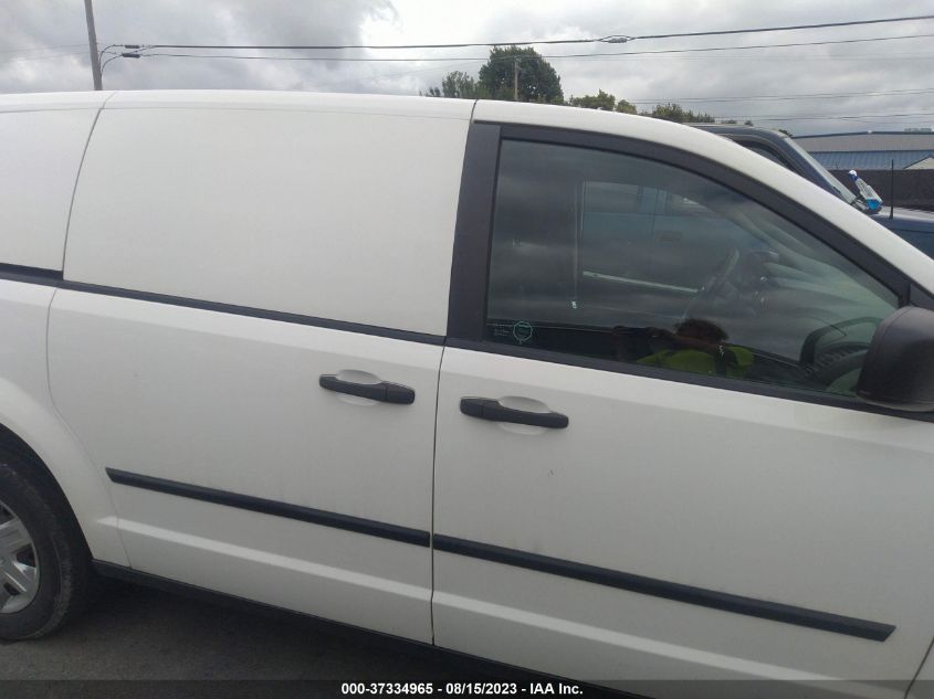 2013 RAM CARGO VAN TRADESMAN 2C4JRGAG9DR518361