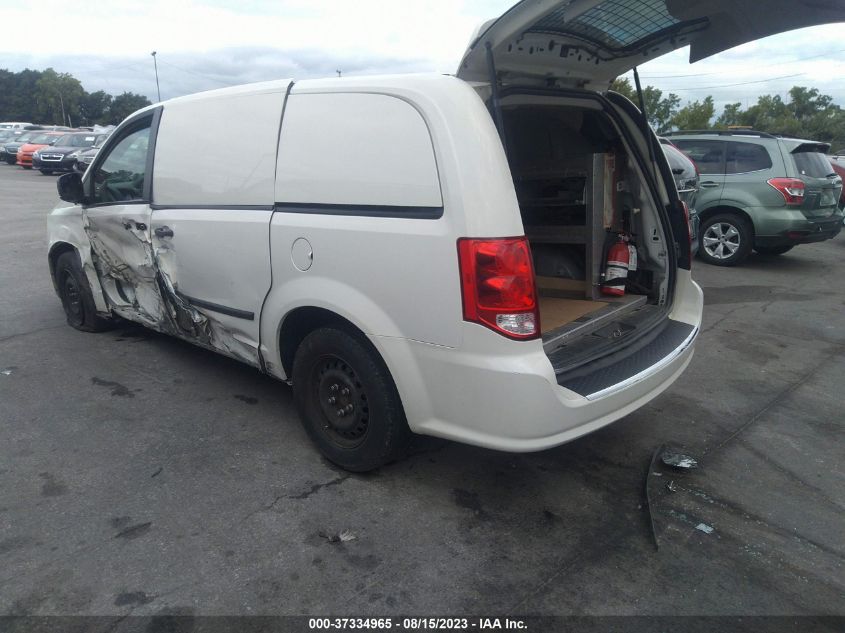2013 RAM CARGO VAN TRADESMAN 2C4JRGAG9DR518361
