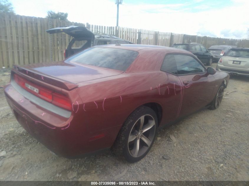2014 DODGE CHALLENGER SXT 100TH ANNIVERSARY - 2C3CDYAG9EH310800