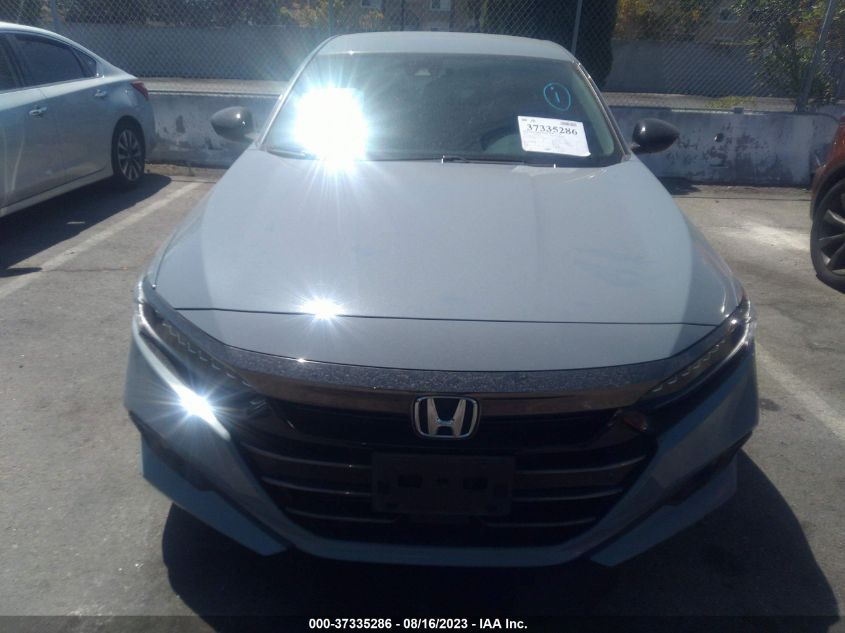 2021 HONDA ACCORD SEDAN SPORT SE - 1HGCV1F43MA084444