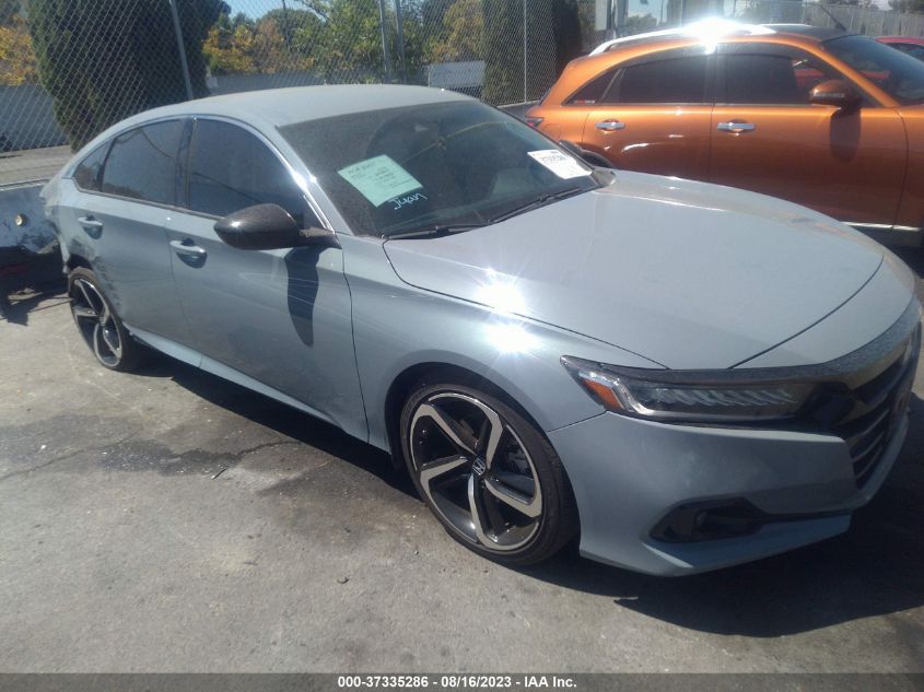 2021 HONDA ACCORD SEDAN SPORT SE - 1HGCV1F43MA084444