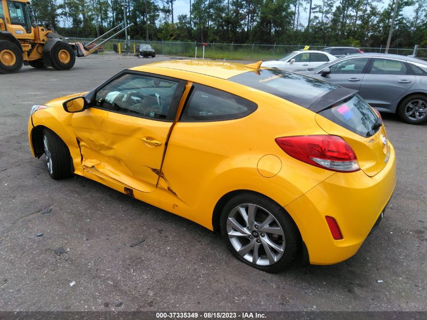 2016 HYUNDAI VELOSTER - KMHTC6AD2GU272783