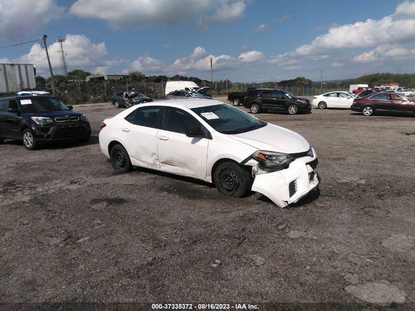 2015 TOYOTA COROLLA L/LE/LE PLS/PRM/S/S PLS - 2T1BURHE4FC313181