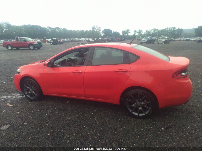 2016 DODGE DART SXT - 1C3CDFBB6GD635542