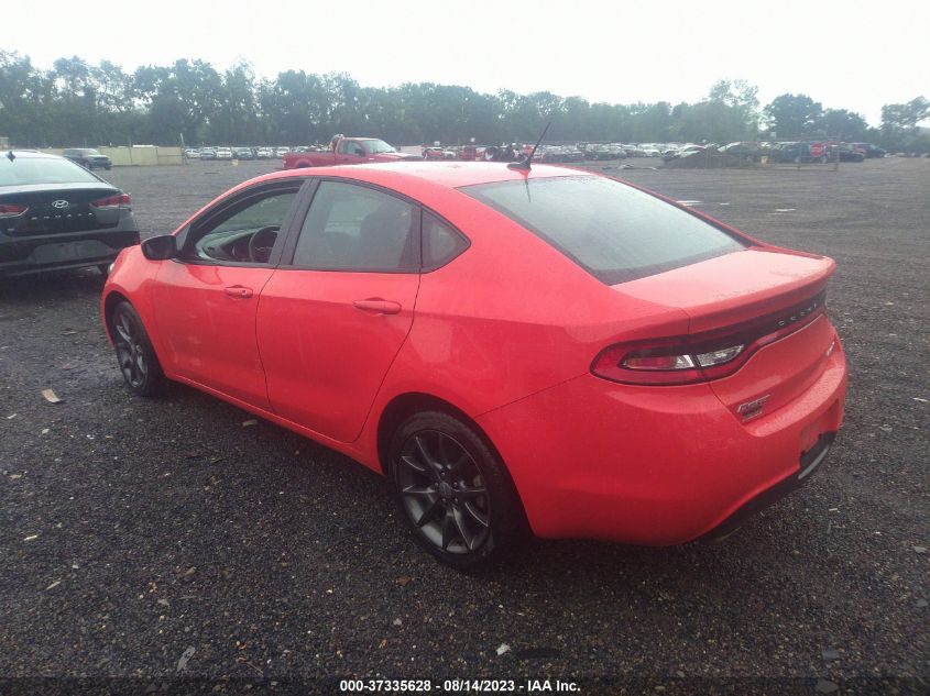 2016 DODGE DART SXT - 1C3CDFBB6GD635542