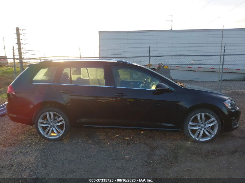2015 VOLKSWAGEN GOLF SPORTWAGEN TDI SEL - 3VWCA7AU2FM500281