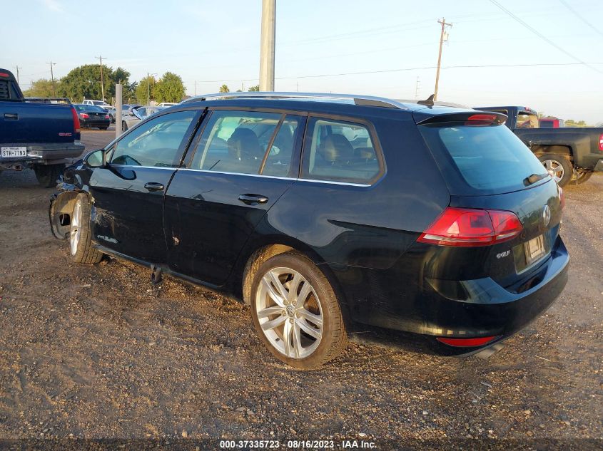 2015 VOLKSWAGEN GOLF SPORTWAGEN TDI SEL - 3VWCA7AU2FM500281