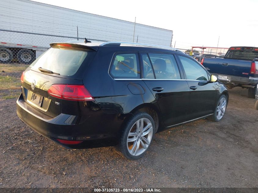 2015 VOLKSWAGEN GOLF SPORTWAGEN TDI SEL - 3VWCA7AU2FM500281