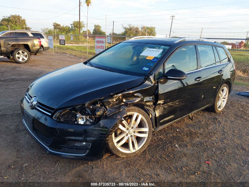 2015 VOLKSWAGEN GOLF SPORTWAGEN TDI SEL - 3VWCA7AU2FM500281