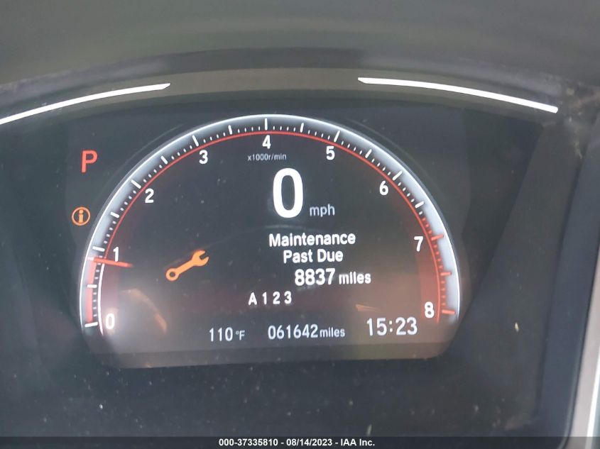 2019 HONDA CIVIC SEDAN SPORT - 19XFC2F86KE000329