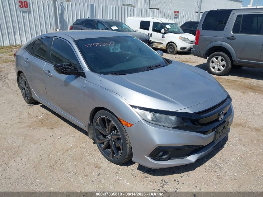 2019 HONDA CIVIC SEDAN SPORT - 19XFC2F86KE000329