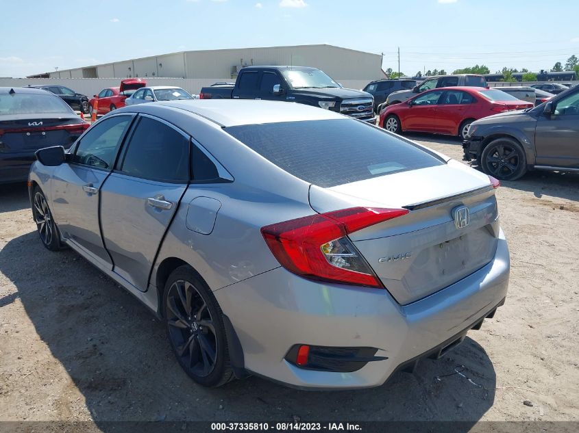 2019 HONDA CIVIC SEDAN SPORT - 19XFC2F86KE000329