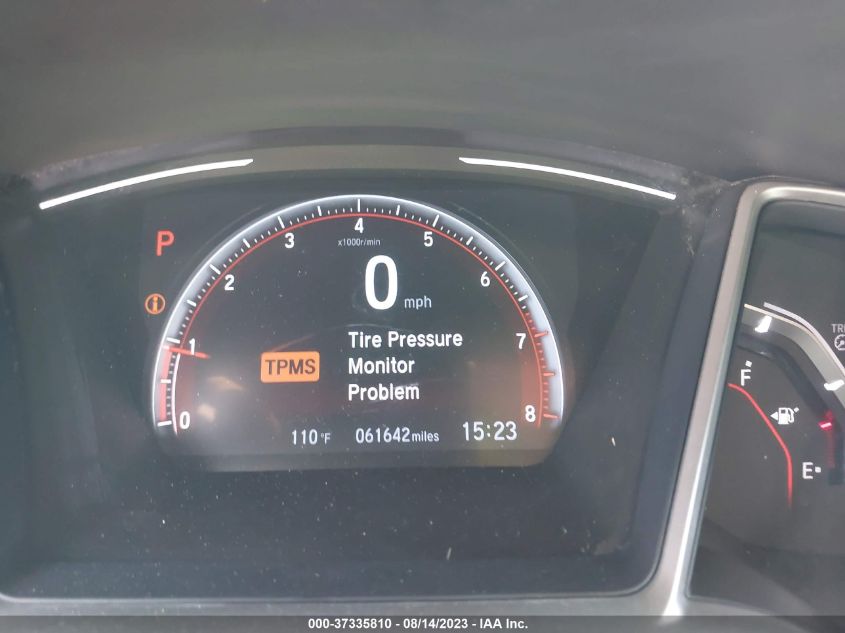 2019 HONDA CIVIC SEDAN SPORT - 19XFC2F86KE000329