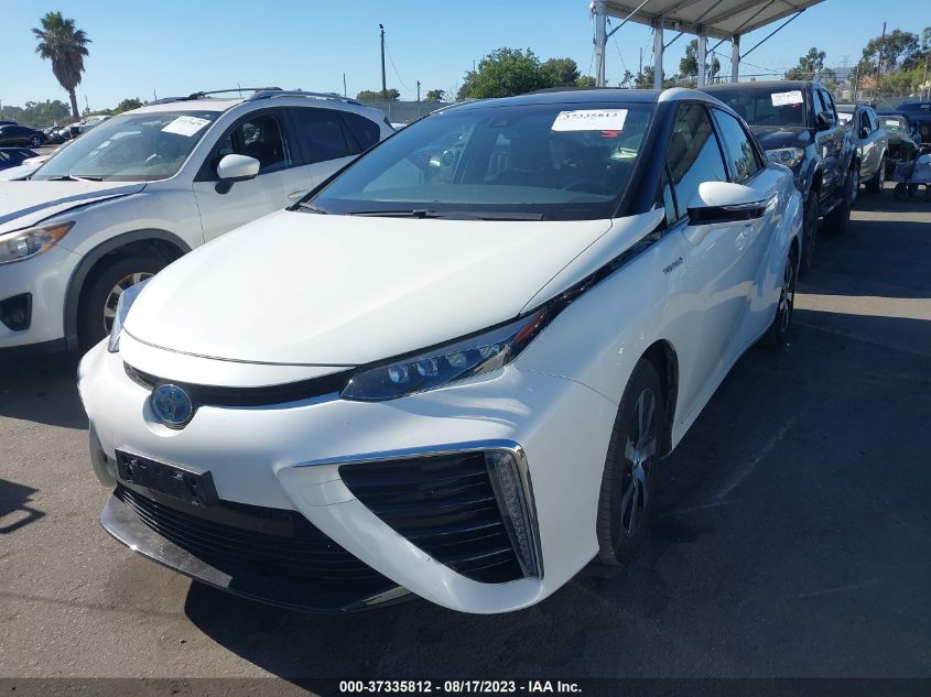 2019 TOYOTA MIRAI JTDBVRBD3KA007603