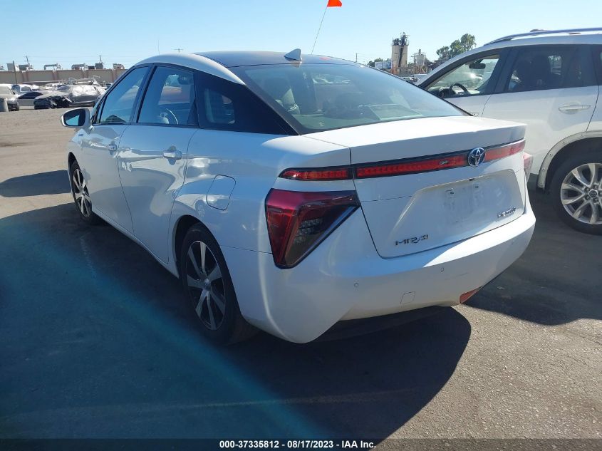 2019 TOYOTA MIRAI JTDBVRBD3KA007603