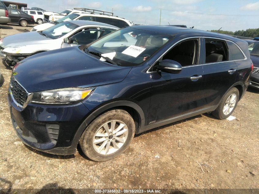 2019 KIA SORENTO LX V6 - 5XYPGDA56KG490503