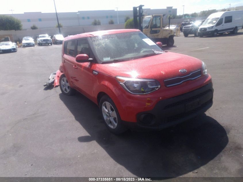 2019 KIA SOUL BASE - KNDJN2A24K7682375