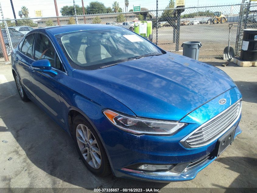 2017 FORD FUSION SE - 3FA6P0HDXHR330341