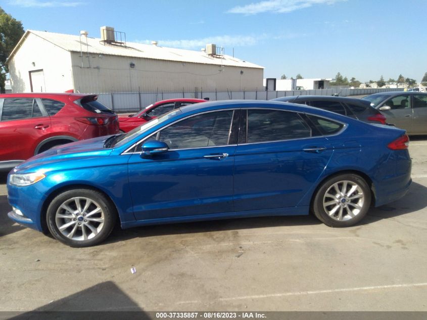 2017 FORD FUSION SE - 3FA6P0HDXHR330341