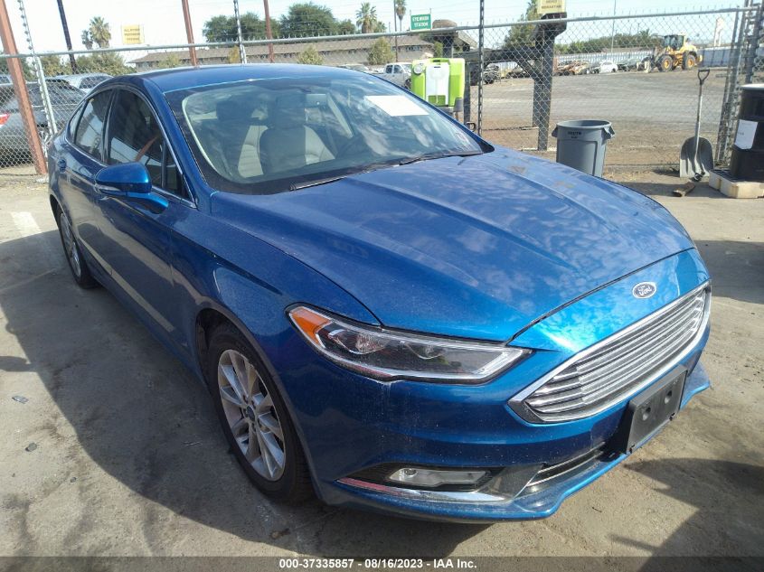 2017 FORD FUSION SE - 3FA6P0HDXHR330341