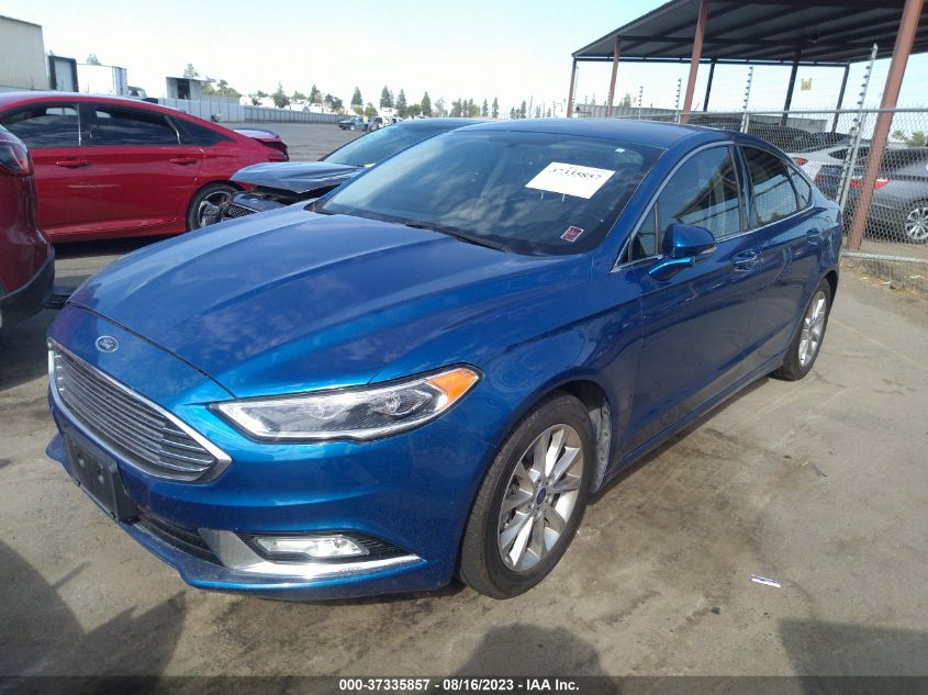 2017 FORD FUSION SE - 3FA6P0HDXHR330341