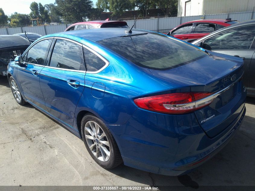 2017 FORD FUSION SE - 3FA6P0HDXHR330341