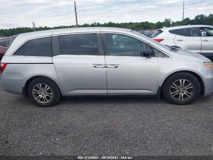 2013 HONDA ODYSSEY EX-L - 5FNRL5H66DB064667