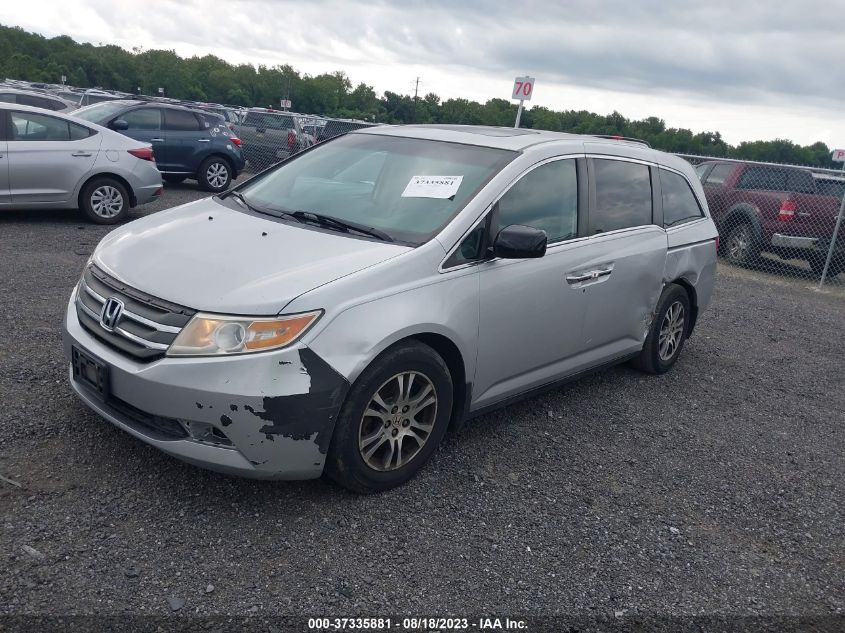 2013 HONDA ODYSSEY EX-L - 5FNRL5H66DB064667