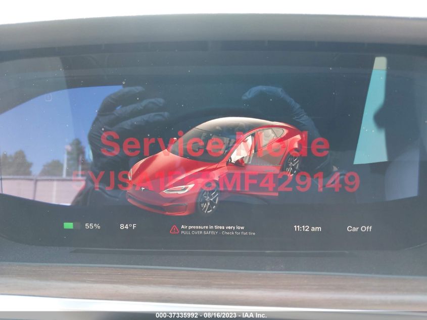 2021 TESLA MODEL S - 5YJSA1E58MF429149