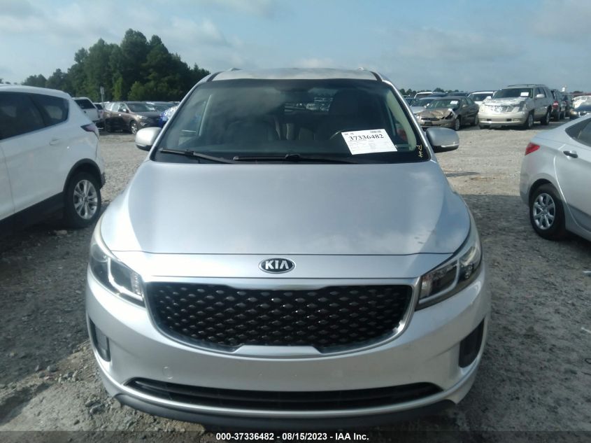 2016 KIA SEDONA LX - KNDMB5C13G6124414