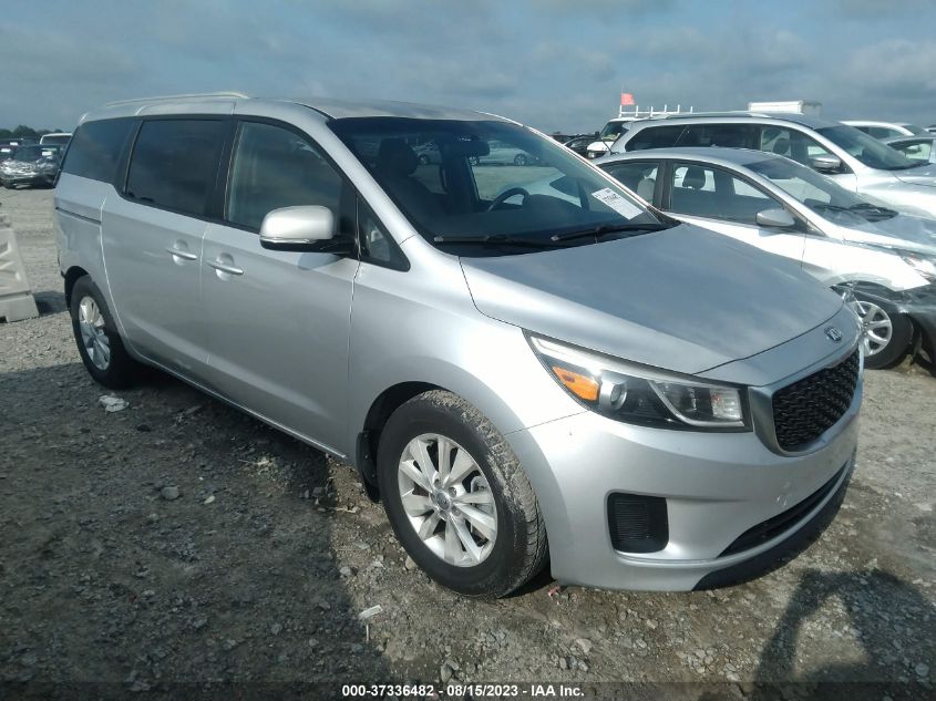 2016 KIA SEDONA LX - KNDMB5C13G6124414