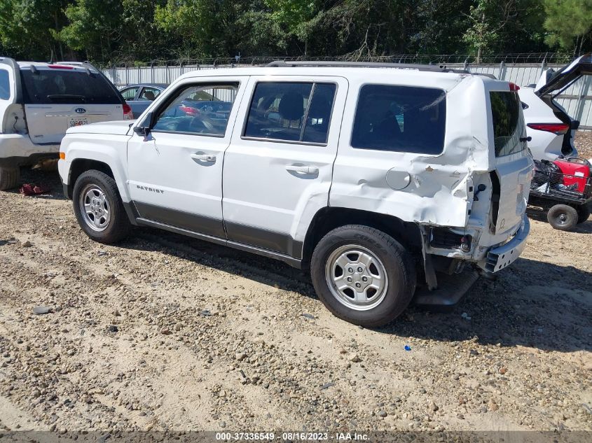 2016 JEEP PATRIOT SPORT - 1C4NJPBB4GD732046