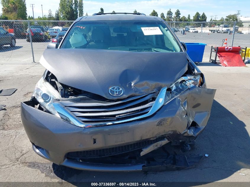 2015 TOYOTA SIENNA XLE/XLE AAS/LTD - 5TDYK3DC6FS687624