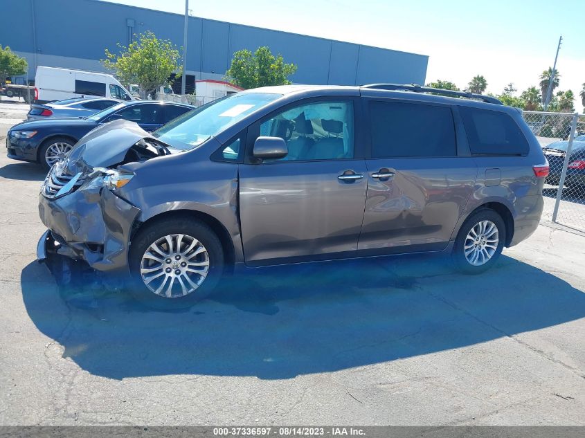 2015 TOYOTA SIENNA XLE/XLE AAS/LTD - 5TDYK3DC6FS687624