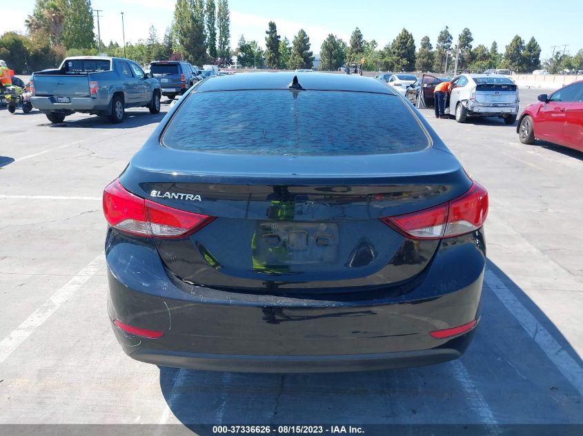 2015 HYUNDAI ELANTRA SE - 5NPDH4AEXFH607661