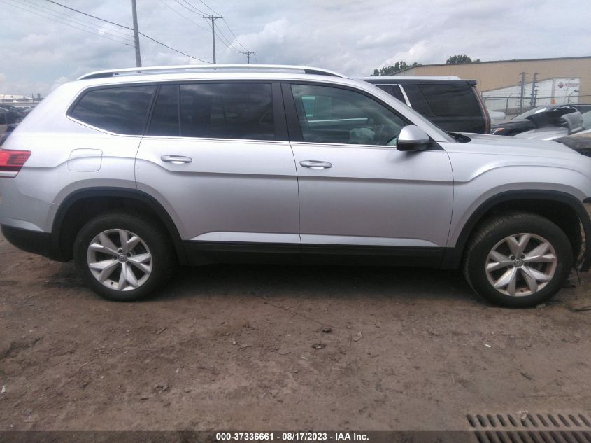 2019 VOLKSWAGEN ATLAS 3.6L V6 SE W/TECHNOLOGY - 1V2UR2CA8KC543961