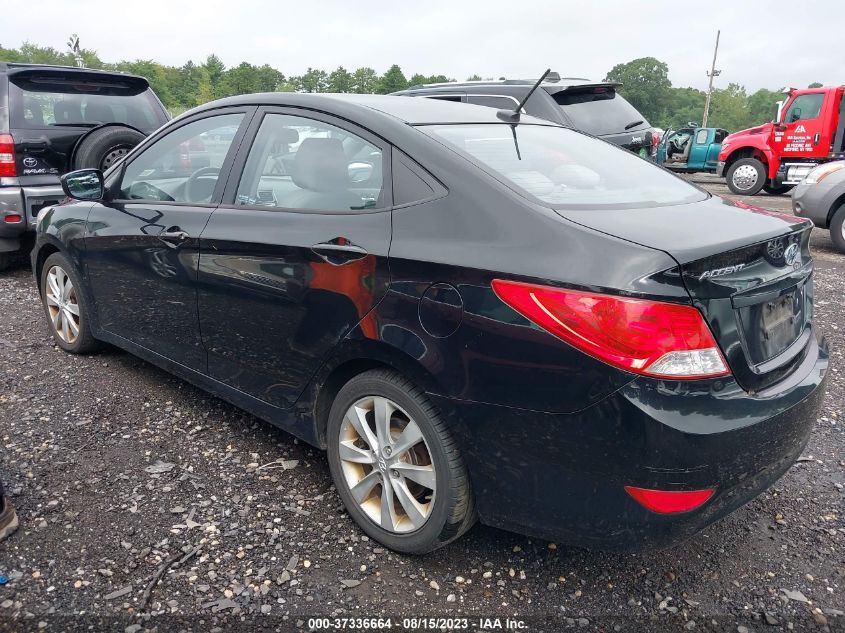 2013 HYUNDAI ACCENT GLS - KMHCU4AE9DU321659
